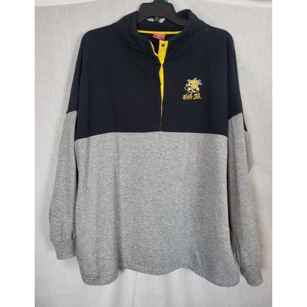 WSU Wichita State Shockers Bling Sweatshirt Women's 2XL Wu Shock Sequence XXL